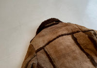 70s Vintage olde hide house mouton coat 38 chocolate