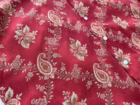 90s Vintage RalphLauren VINTAGE CAMP OpenCollar Shirt Paisley M