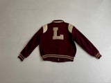 50s Vintage CCC Varsity jacket Burgundy