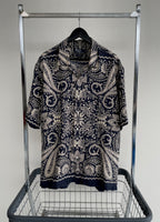 90s Vintage RalphLauren CALDWELL OpenCollar Shirt XL Big Paisley
