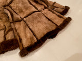 70s Vintage Tradition Mouton Coat Chocolate