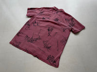 90s Vintage RalphLauren VINTAGE CALDWELL OpenCollar Shirt L SalmonPink