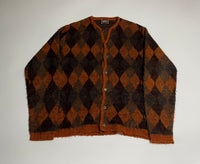 50s vintage Mcgregor diamond pattern cardigan M
