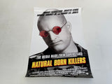 90s Vintage NATURAL BORN KILLERS Original Poster 2Sided