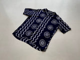 90s Vintage Polo RalphLauren Tie-Dye 100% Rayon OpenCollar Shirt M