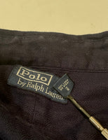 90s Vintage Polo Ralph Lauren Herringbone Shirt XL DeepNavy
