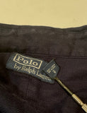 90s Vintage Polo Ralph Lauren Herringbone Shirt XL DeepNavy