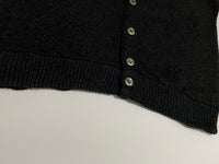 50s vintage Milwaukee Knit Mohair cardigan Black L