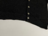 50s vintage Milwaukee Knit Mohair cardigan Black L