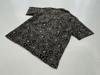 90s Vintage Polo RalphLauren CLAYTON “BlackFlower”Shirt L Black