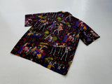 Vintage DAVID CAREY “Dia de Muertos” Opencollar Shirt L