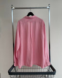 90s Vintage RalphLauren Silk&Linen L/S Shirt XL Pink