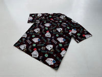 Vintage DAVID CAREY “Poker” Opencollar Shirt L
