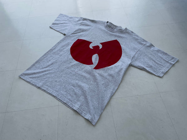 90s Vintage Wu-Tang Clan BIG LOGO T-shirt XL Gray – NO BURCANCY 90s Vintage Wu-Tang Clan BIG LOGO T-shirt XL Gray – NO BURCANCY