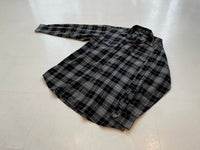 90s Vintage Polo RalphLauren BENFORD Black&White Plaid L/S Shirt