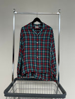 50s Vintage Field&Streair Rayon Plaid Loop Shirt