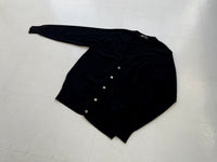 70s Vintage Cecilene 100%Cashmere Cardigans  XL Black