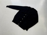 70s Vintage Cecilene 100%Cashmere Cardigans  XL Black
