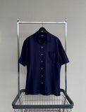 90s Polo RalphLauren CALDWELL Loop Shirt M DeepNavy