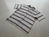 90s Vintage Polo RalphLauren CALDWELL OpenCollar Border Shirt XL White