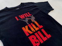 Vintage KILL BILL”I WILL KILLBILL”T-shirt L Black