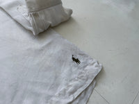 90s Polo RalphLauren Silk&Linen L/S Shirt M White