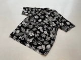 90s Vintage Polo RalphLauren “Black Hawaiian”OpenCollar Shirt L Black