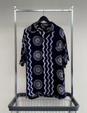 90s Vintage Polo RalphLauren Tie-Dye 100% Rayon OpenCollar Shirt M