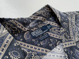 90s Vintage RalphLauren Vintage CAMP Slant Paisley XL