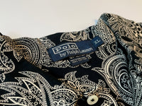 90s RalphLauren “Paisley” Poloshirt XL