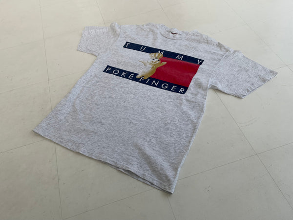 90s Vintage Dough Boy Tommy Hilfiger Parody T shirt L