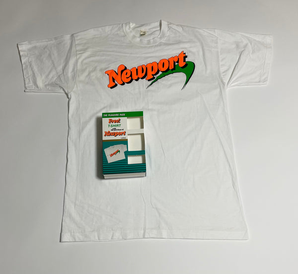 90s vintage Newport Tshirt XL with BOX deadstock