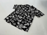 90s Vintage Polo RalphLauren “Black Hawaiian”Opencollar Shirt XL