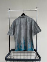 Vintage DAVID CAREY “Steel&Fire” Opencollar Shirt XL