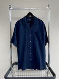 90s Vintage RalphLauren CALDWELL OpenCollar Shirt XL Navy