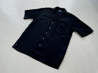 90s Vintage Polo RalphLauren “CALDWELL”Opencollar Shirt M Black
