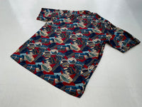 90s Vintage Polo RalphLauren “Hotel”Opencollar Rayon Shirt L