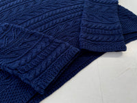 90s Polo RalphLauren Jacquard Knit Sweater XL Navy