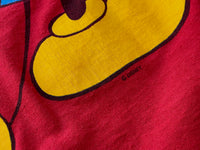90s Vintage MickeyMouse BluePants T-shirt XL Red
