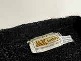50s vintage Milwaukee Knit Mohair cardigan Black L