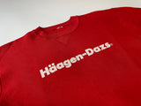 90s Haagendazs sweater Red