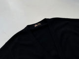 70s Vintage Cecilene 100%Cashmere Cardigans  XL Black