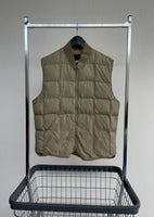 80s Eddie Bauer Puffer Quilting Vest Khaki