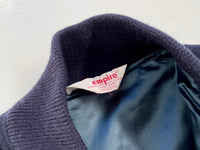 80s Empire NEWYORK Varsity Jacket M DeepNavy