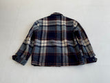 70s Sears Vintage Wool Plaid Jacket 38