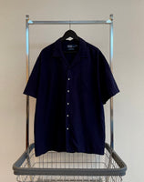 90s Vintage Polo RalphLauren “CALDWELL”Opencollar Shirt XXL Navy