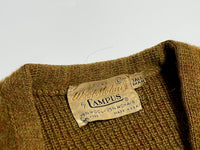 50s vintage CAMPUS Mohair cardigan Mustard L TALL