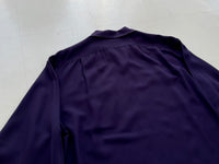 90s Polo RalphLauren STEWARD Rayon Shirt L DeepPurple