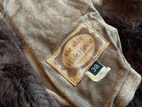 70s Vintage olde hide house mouton coat 38 chocolate