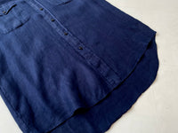 90s Vintage Polo Ralph Lauren Herringbone Shirt XL DeepNavy